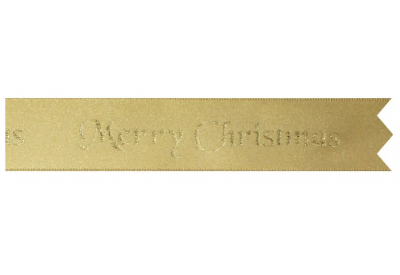 Anniversary House Christmas Cake Ribbon (Gold / 1 metre)
